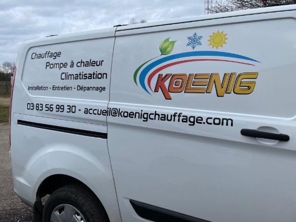 Camion KOENIG Chauffage, pompe à chaleur, climatisation à Messein